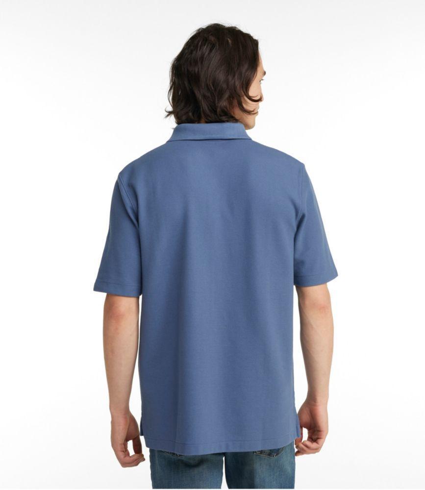 
                            Men's Premium Double L® Polo, Hemmed Short-Sleeve with Pocket
                         Product Image