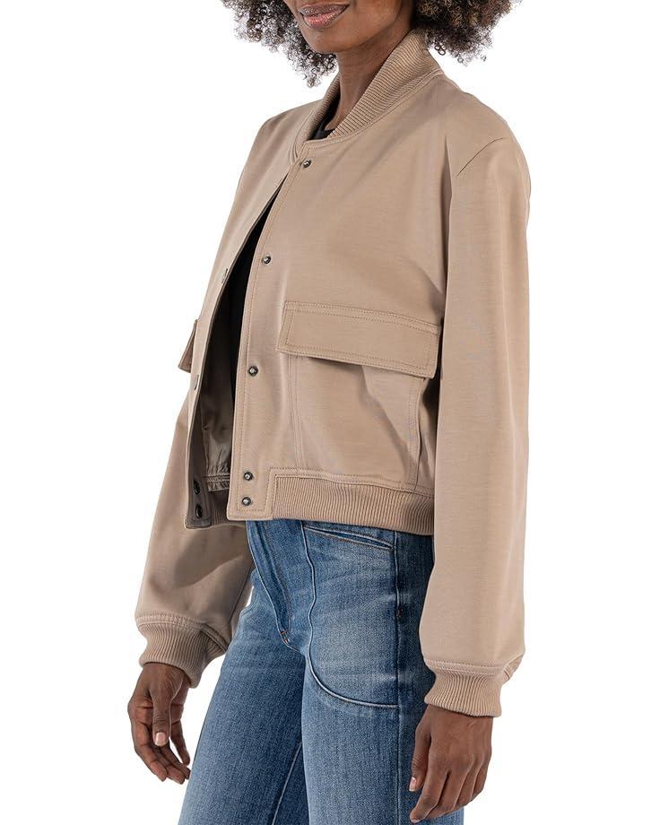 Meg High-Rise Fab Ab Wide Leg Raw Hem in Milestone Product Image