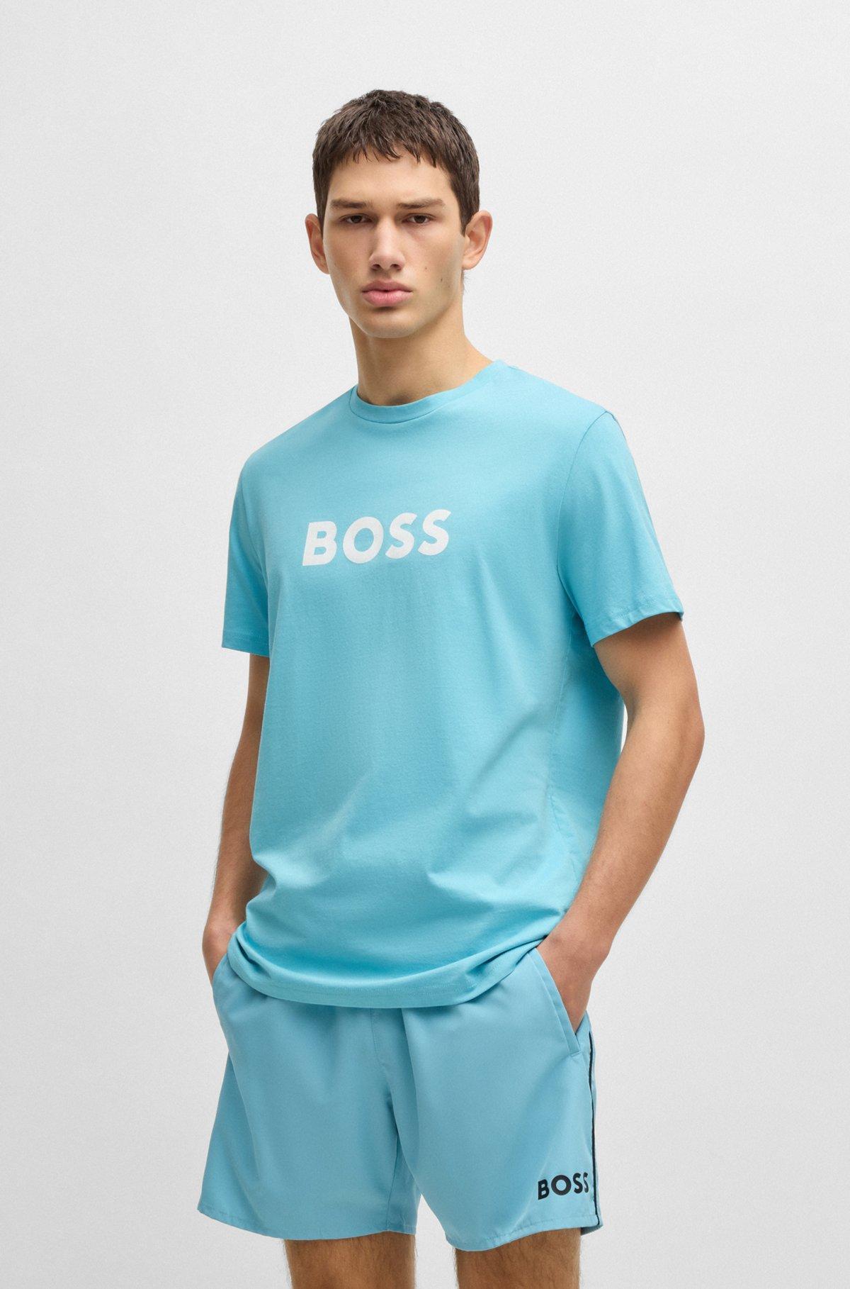 Cotton-jersey T-shirt with SPF 50+ UV protection Product Image