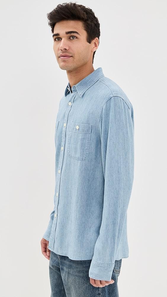 Faherty Tried and True Chambray Workshirt | Shopbop Product Image