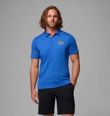 Columbia Mens Collegiate Tech Trail Polo - Florida- Product Image