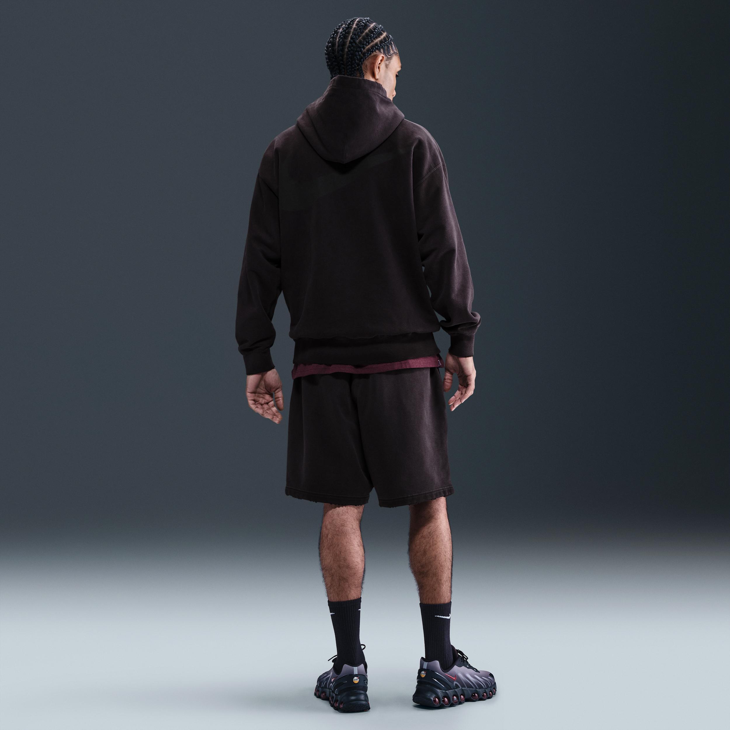 Nike Men's Solo Swoosh French Terry Pullover Hoodie Product Image