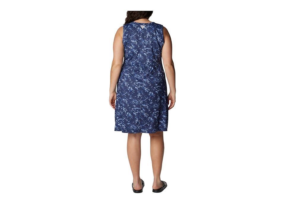 Columbia Plus Size Freezer Tank Dress (Nocturnal Winding Waters) Women's Clothing Product Image