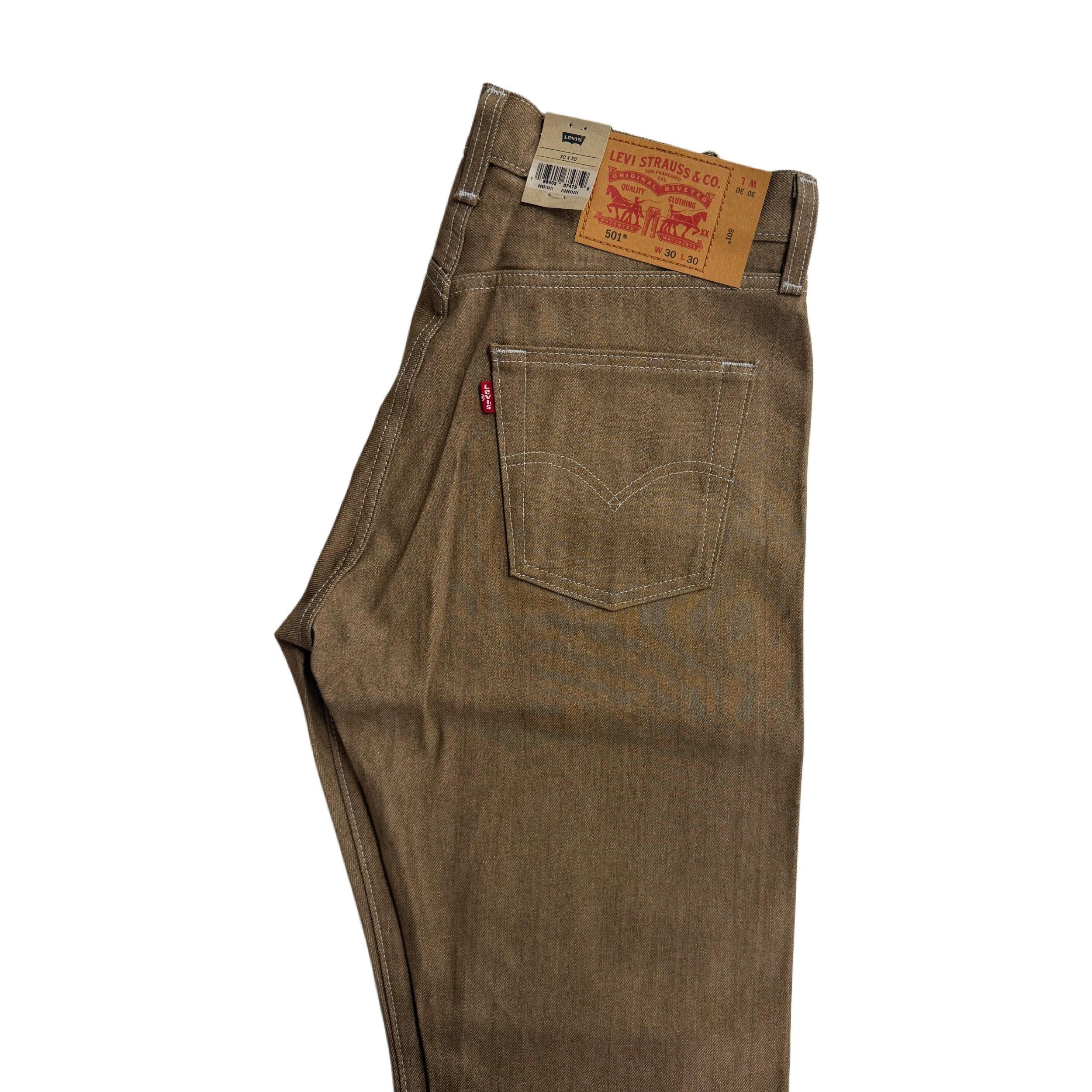 Levi's 501 Shrink-to-Fit - Denim Khaki Male Product Image