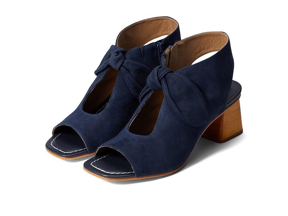 Lizzie Suede Knot Zip Sandals Product Image