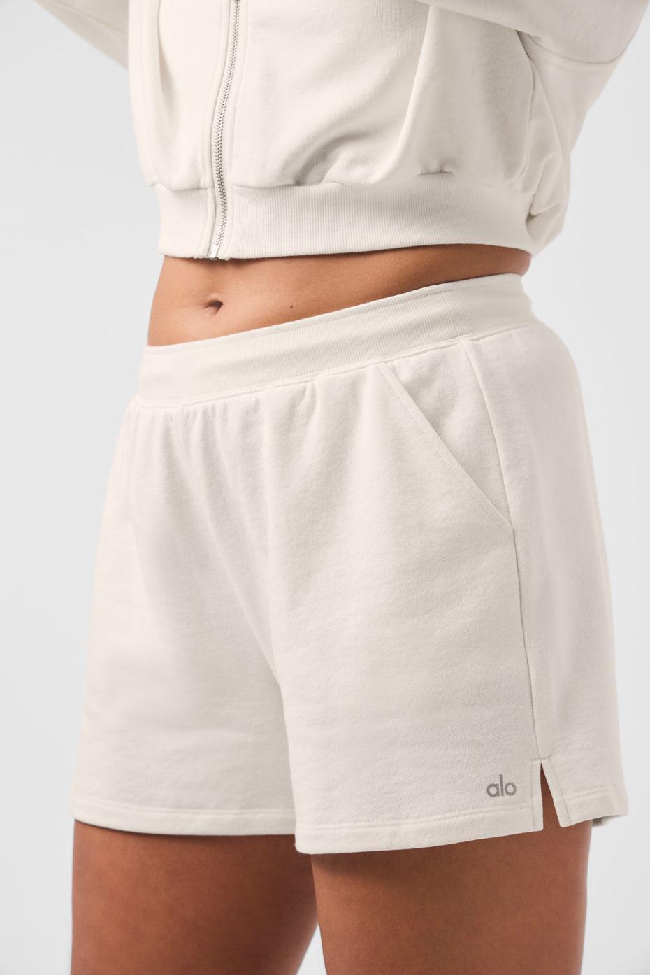 Low Key Sweat Short - Ivory Product Image