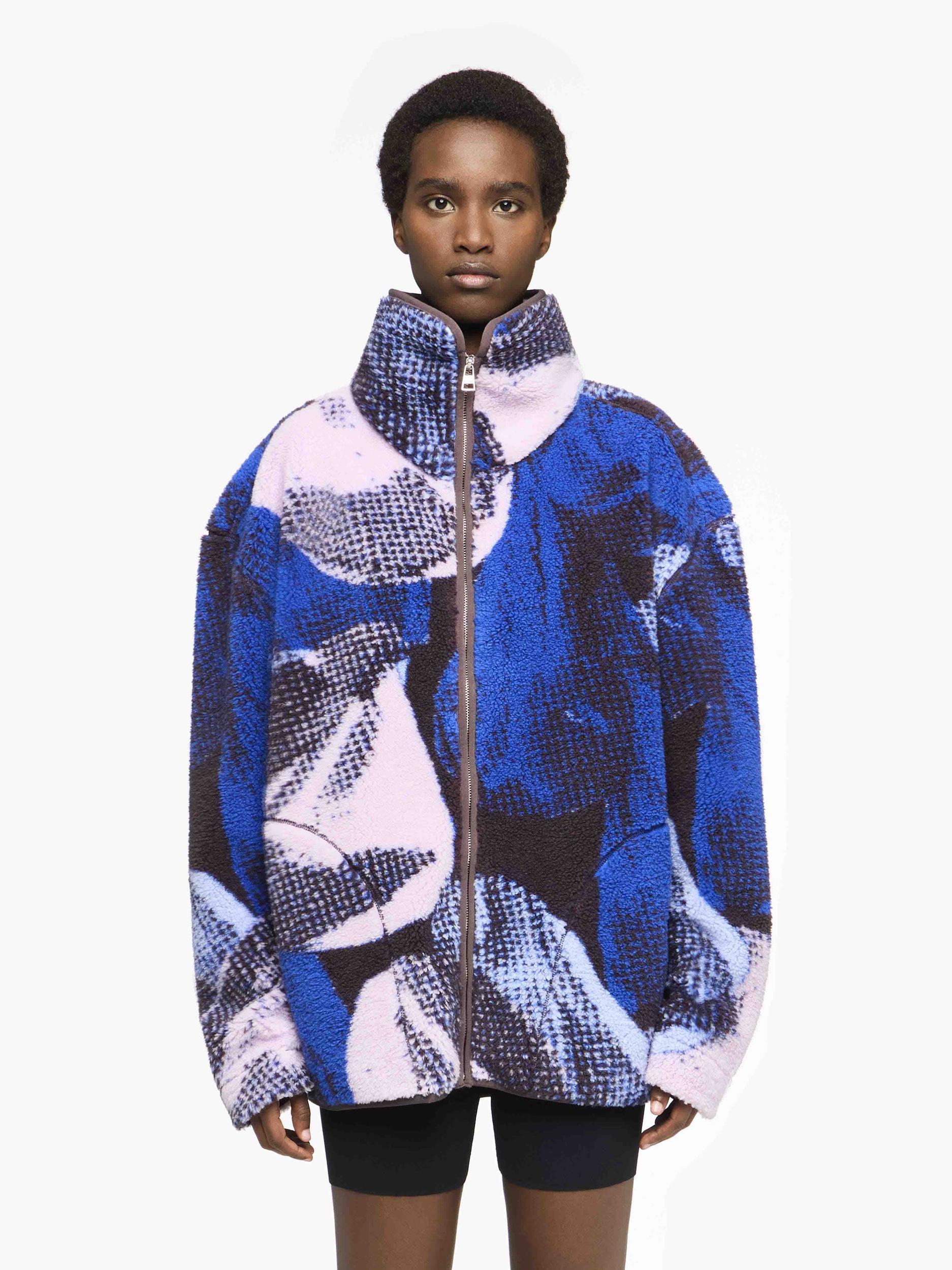 PRINTED ZIP FRONT JACKET Product Image