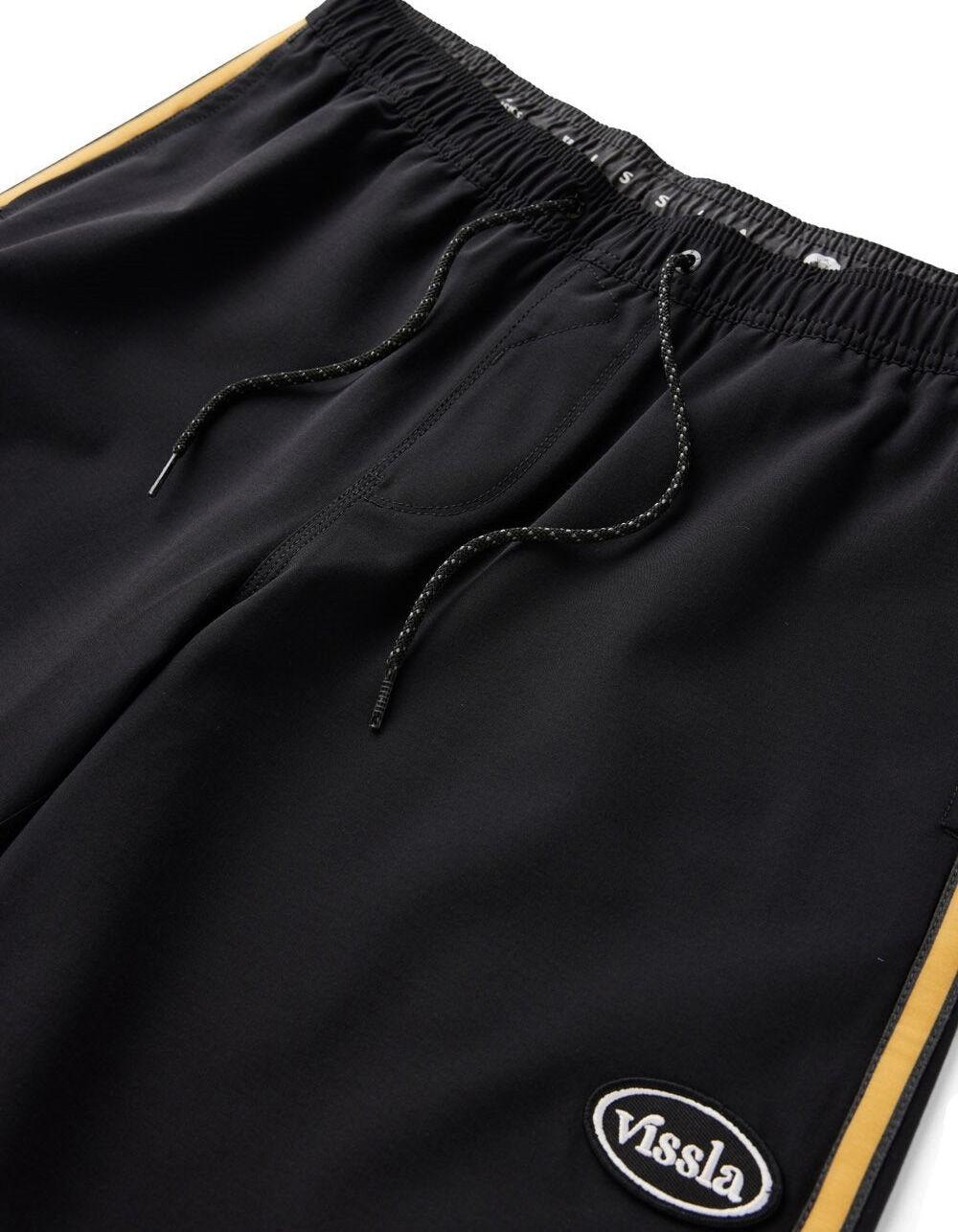 VISSLA Long Sets Ecolastic Mens 21" Boardshorts - BLACK Product Image