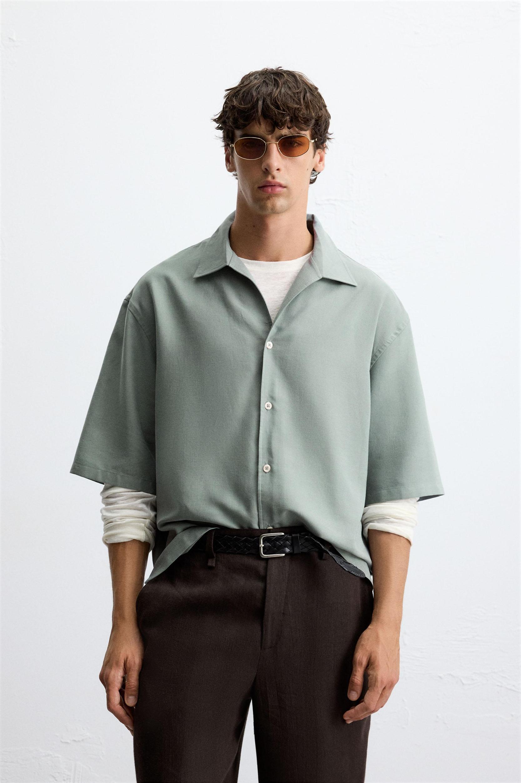 RELAXED FIT FLUID SHIRT Product Image