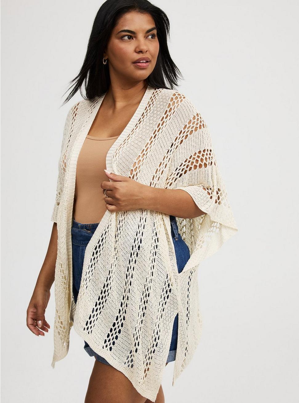 Open Knit Ruana Product Image