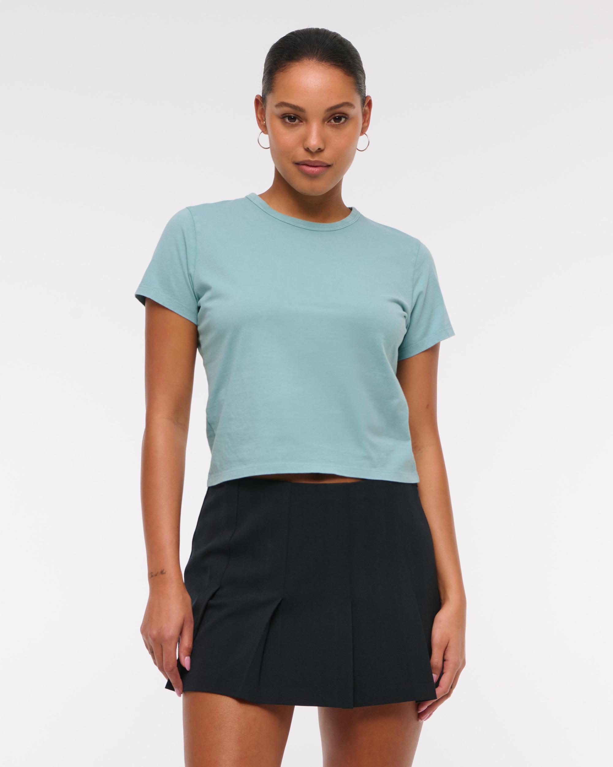 Essential Polished Body-Skimming Tee Product Image