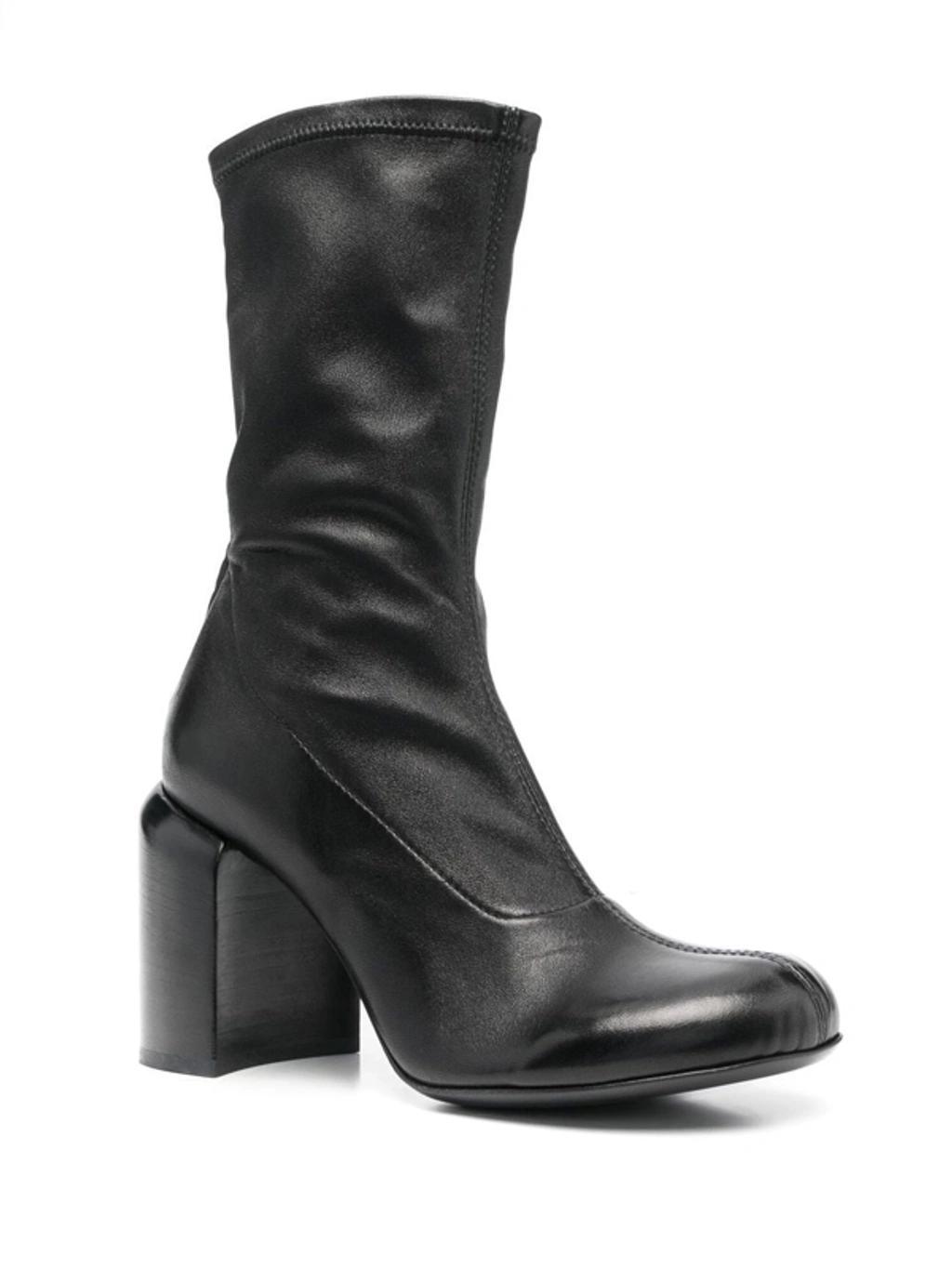 OFFICINE CREATIVE Esther Leather Boots In Black Product Image