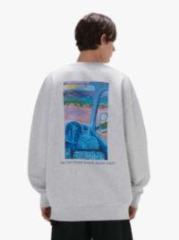 ANCHOR EMBROIDERY BACK PRINT SWEATSHIRT in grey | JW Anderson US  Product Image