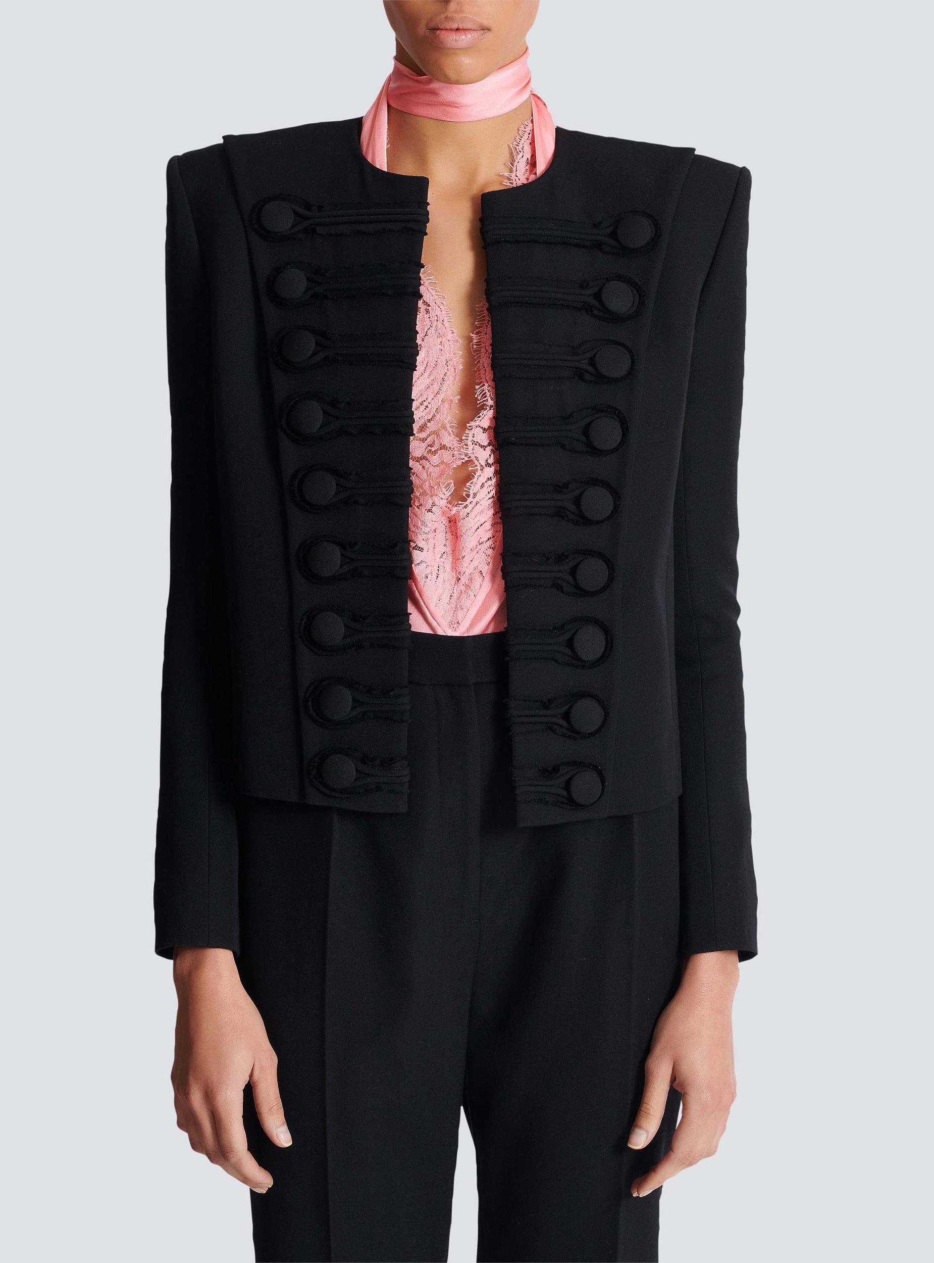 Grain de poudre edge-to-edge spencer jacket  Product Image