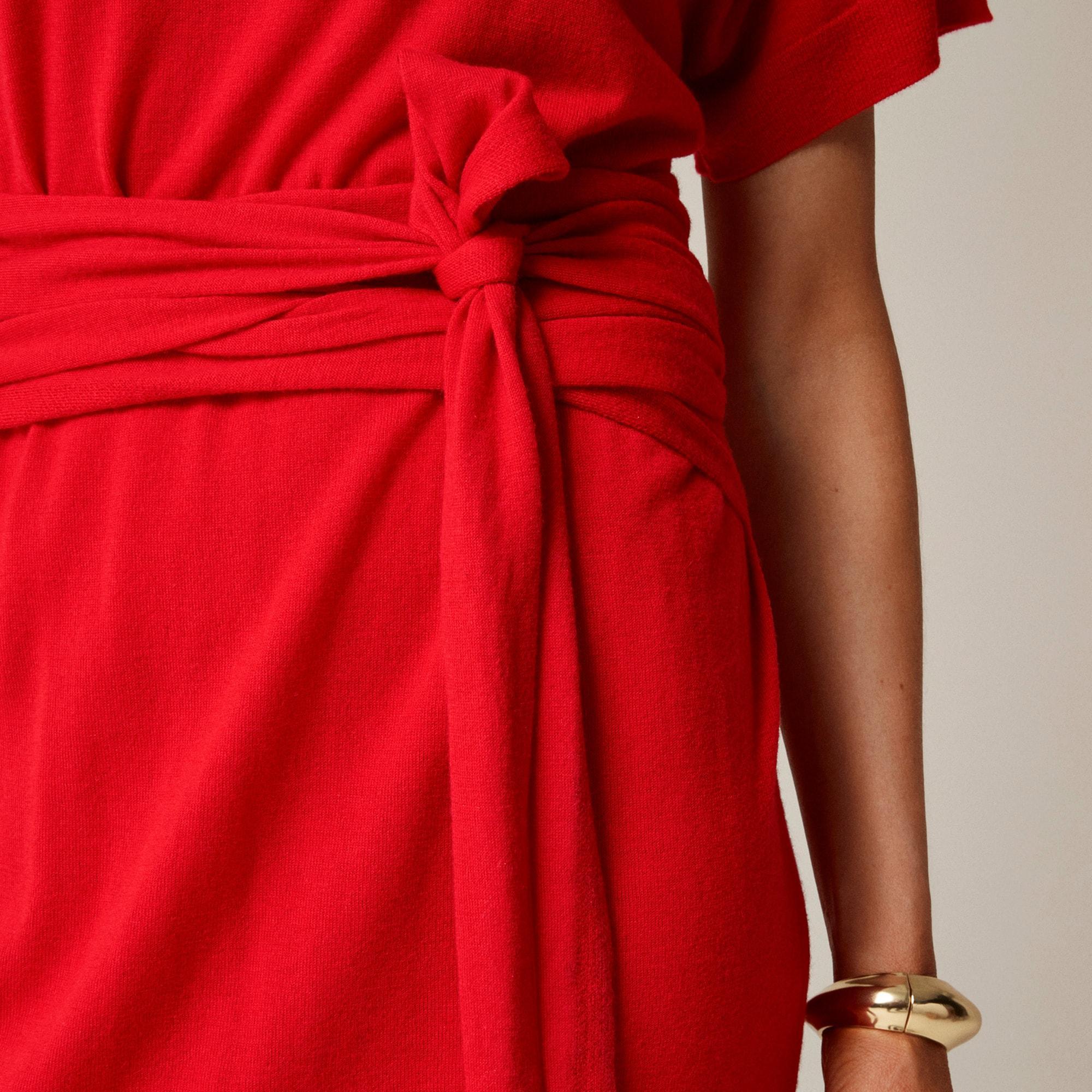 Spring Street featherweight cashmere wrap dress Product Image