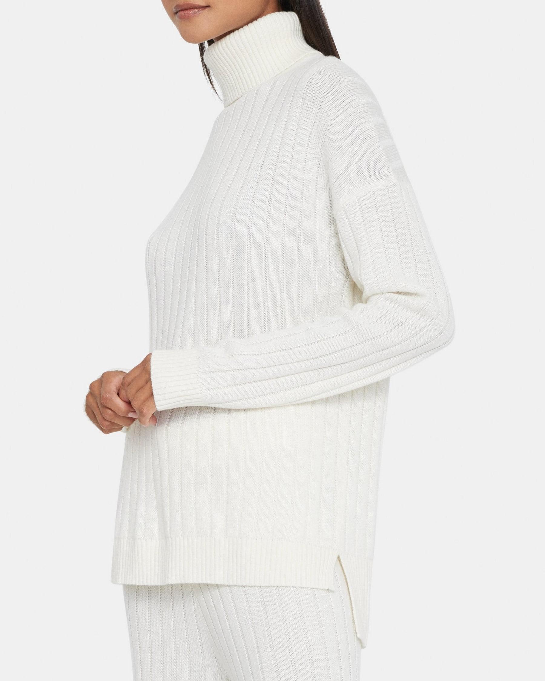 Ribbed Turtleneck in Wool-Cashmere Product Image