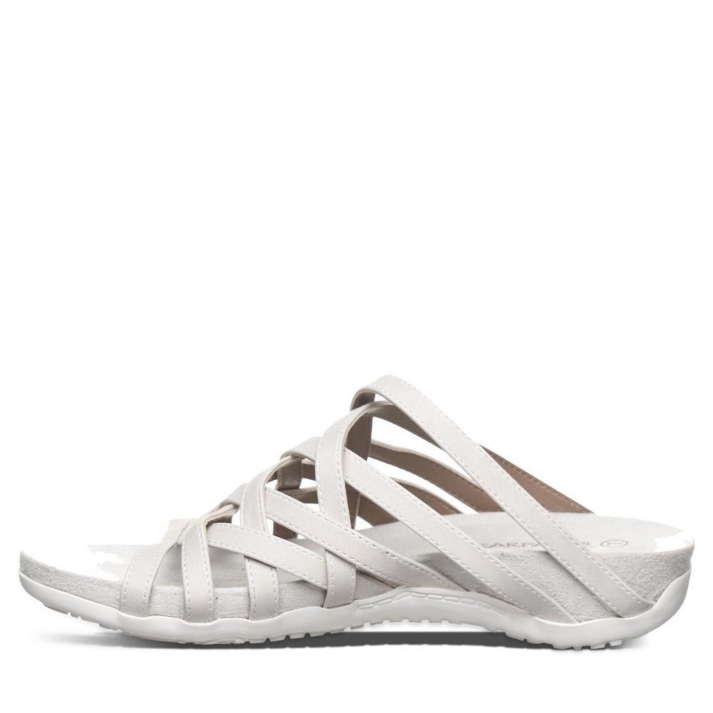 Bearpaw Zinnia Women's Strappy Slide Sandals, Size: 10, White Product Image