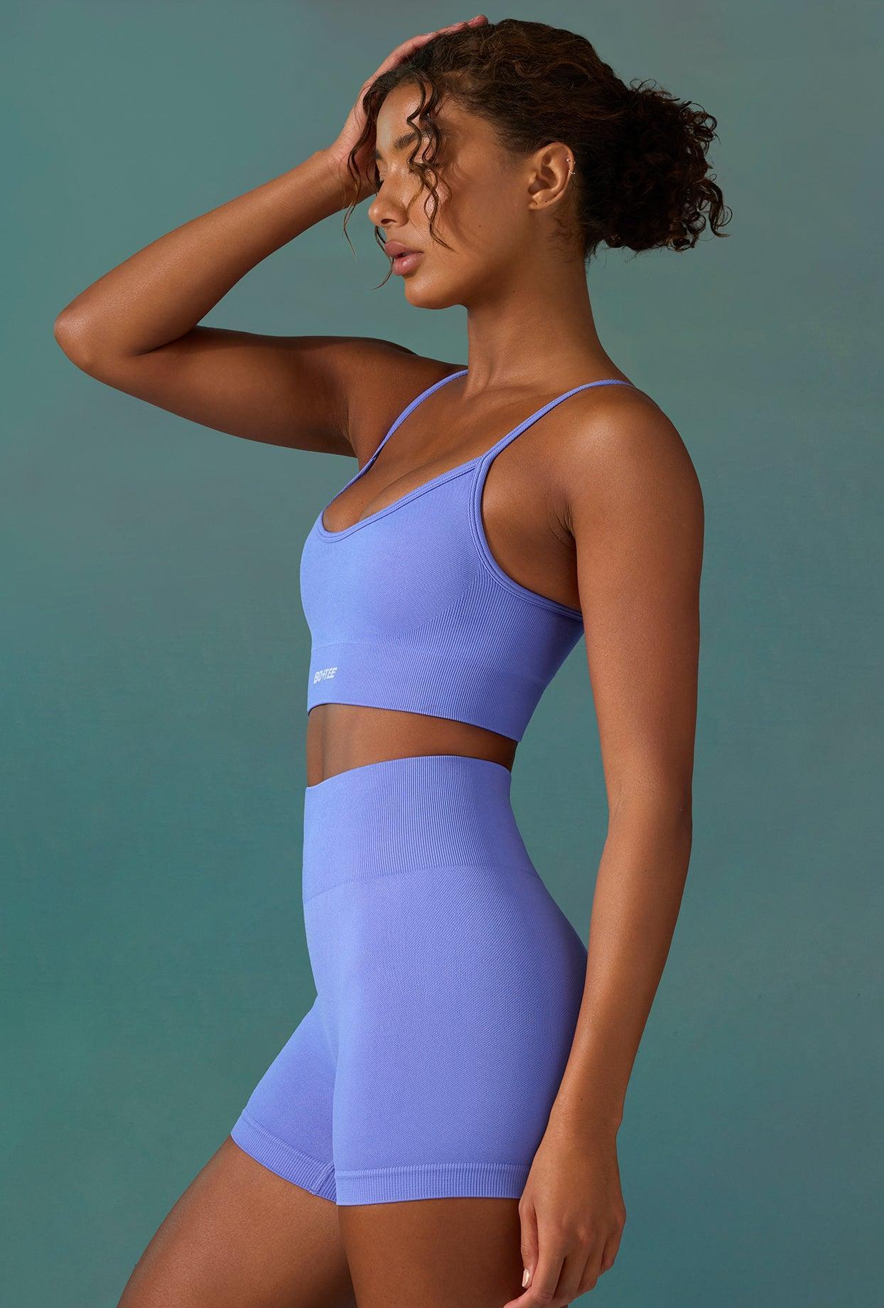 Super Sculpt Seamless Mini Shorts in Iolite Female Product Image