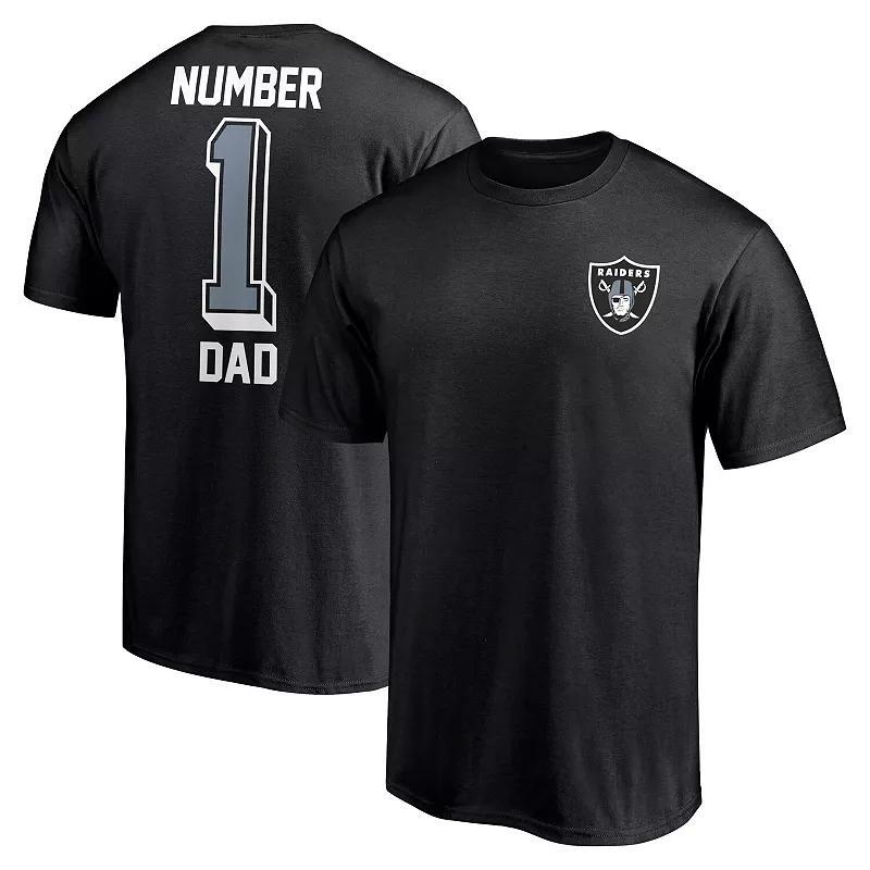 Mens Fanatics Branded Tennessee Titans #1 Dad T-Shirt Blue Product Image