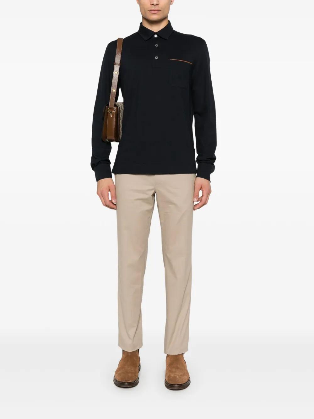 ZEGNA Polo In Black Product Image