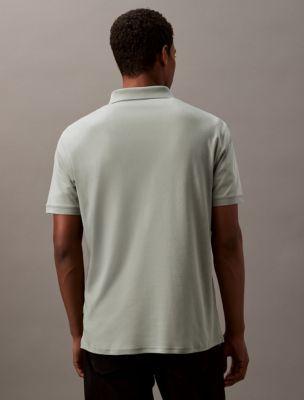 Calvin Klein Men's Liquid Touch Polo Shirt - Green - XXL Product Image