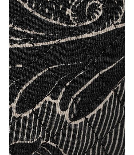 Antonio Melani x Jennifer Sumko Schwan Scroll Print Quilting Sqaure Neck Bow Tie Tank Straps A-Line Midi Dress Product Image