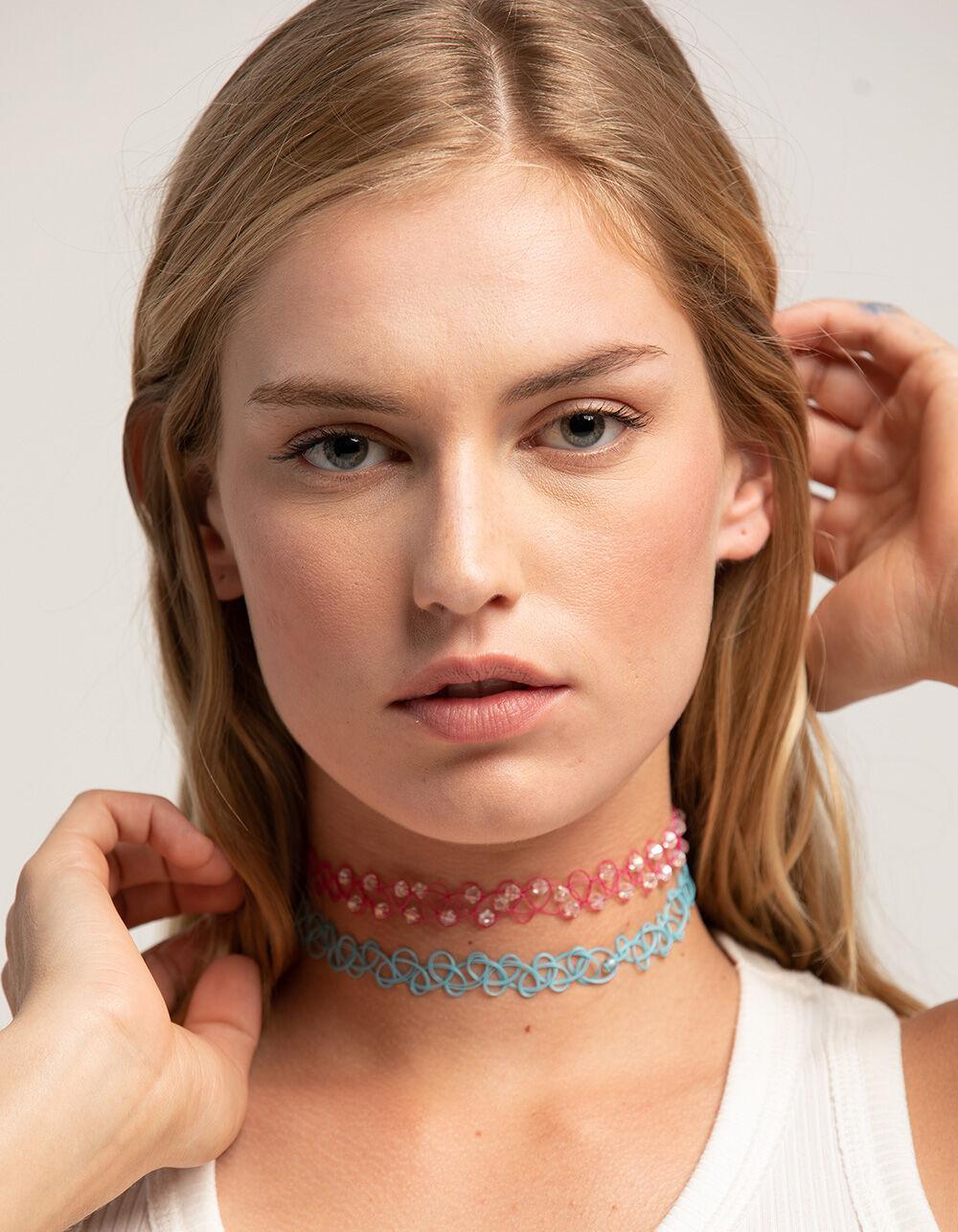 FULL TILT 4 Pack Choker Necklace Set - MULTI Product Image
