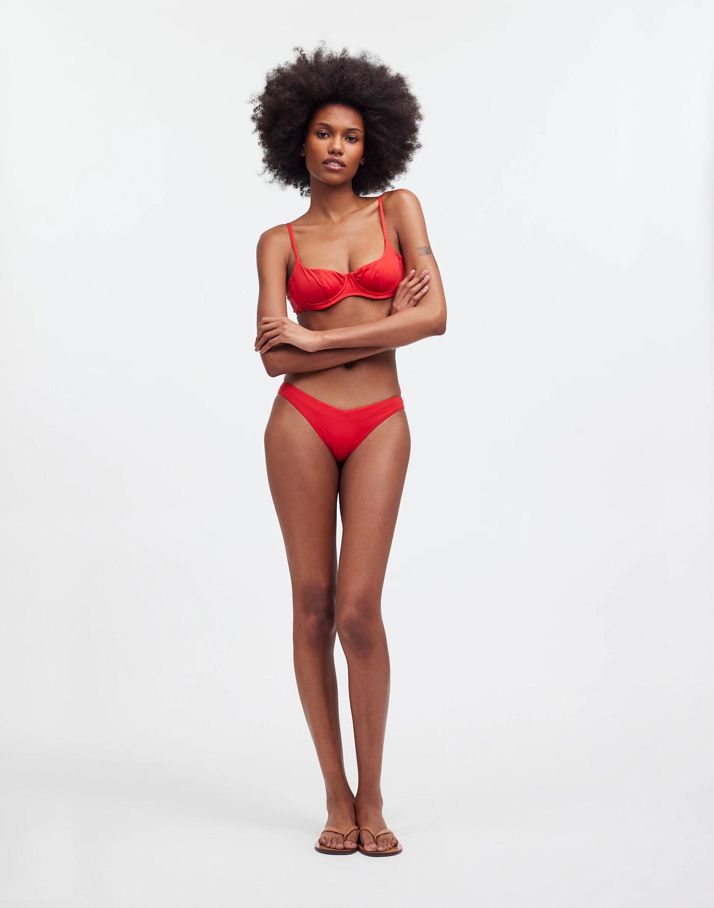 Frankies Bikinis Cola Underwire Balconette Bikini Top Product Image