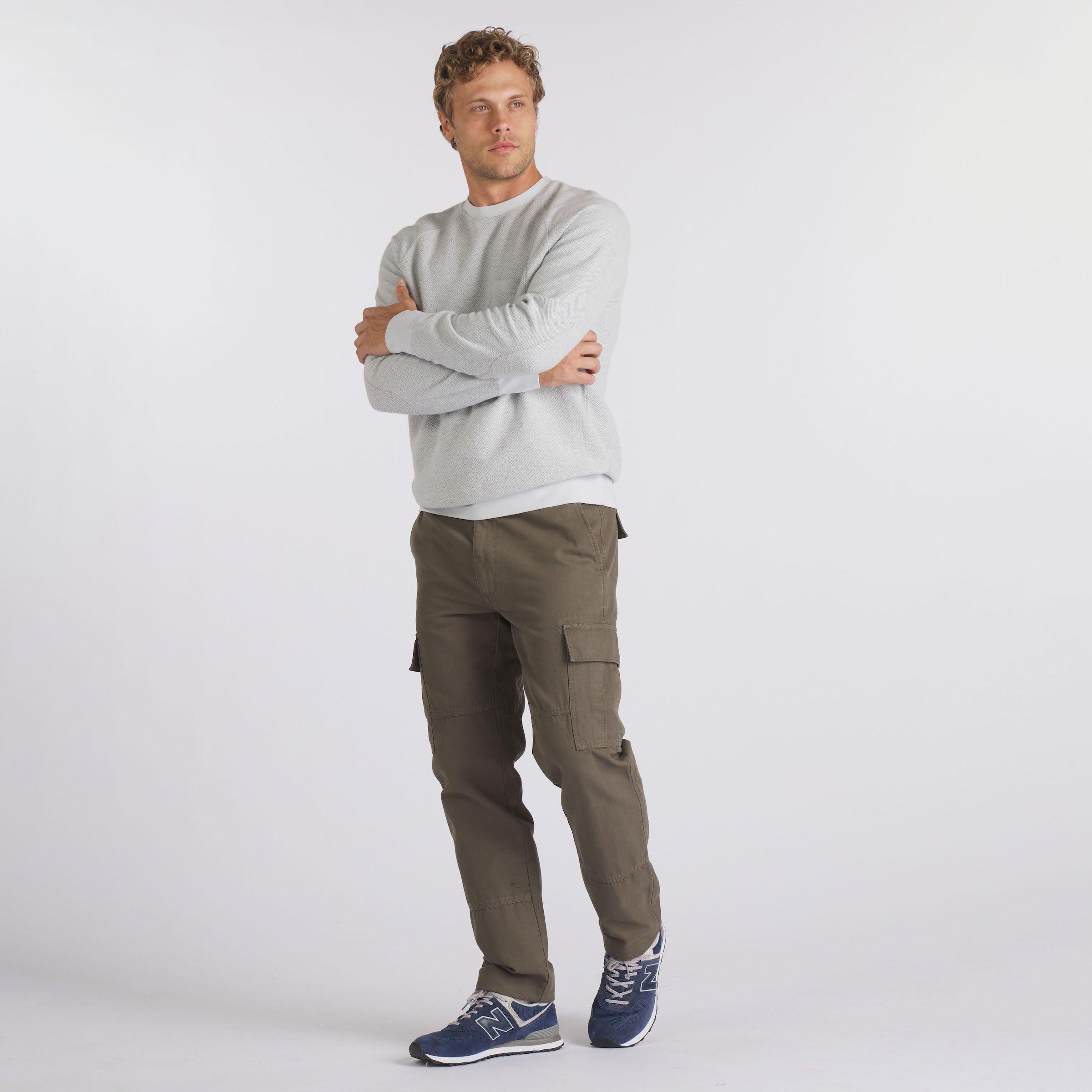 Dunlop Reverse Fleece Crew Neck - Glacier Gray Product Image