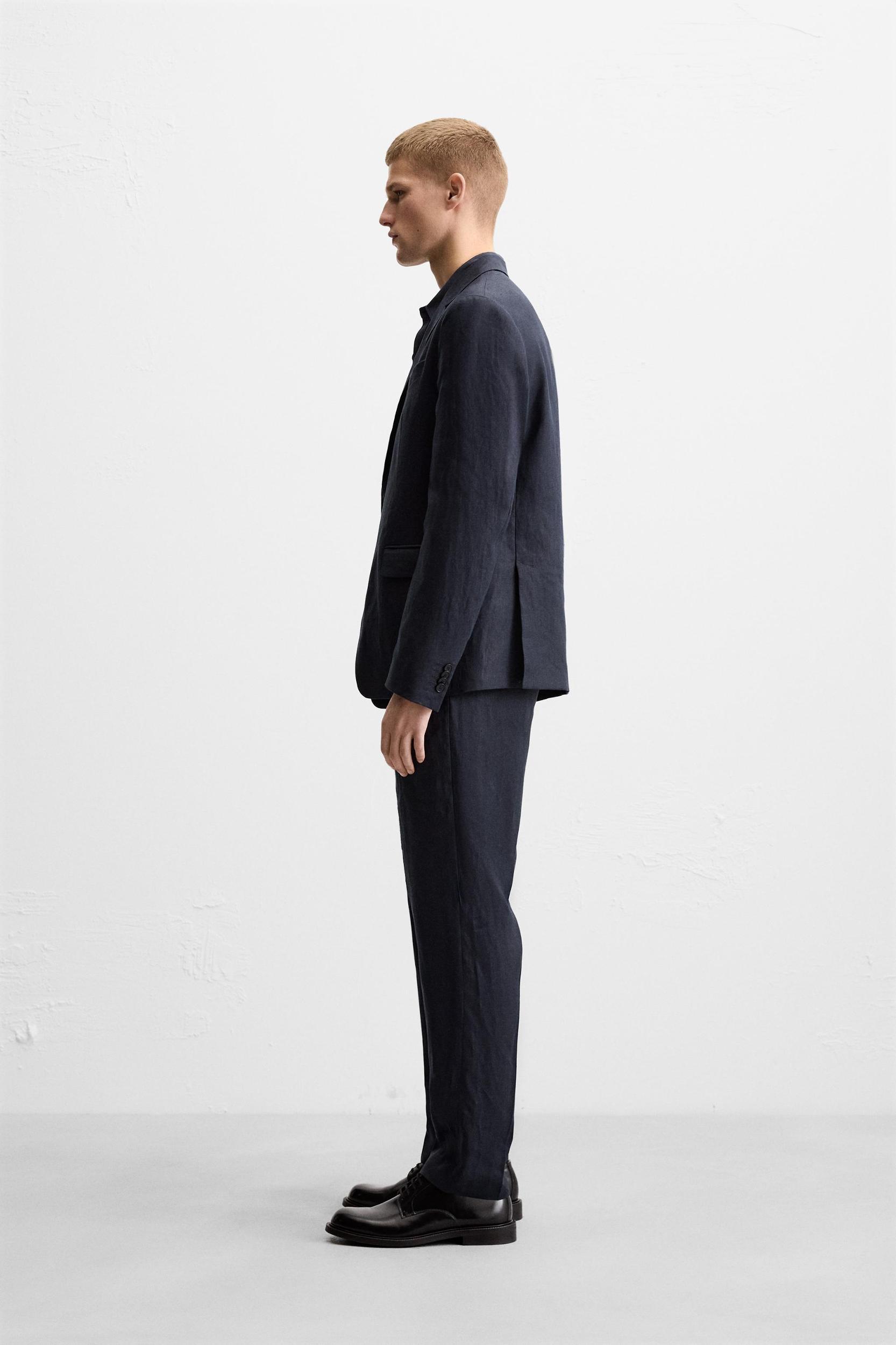 100% LINEN SUIT BLAZER Product Image