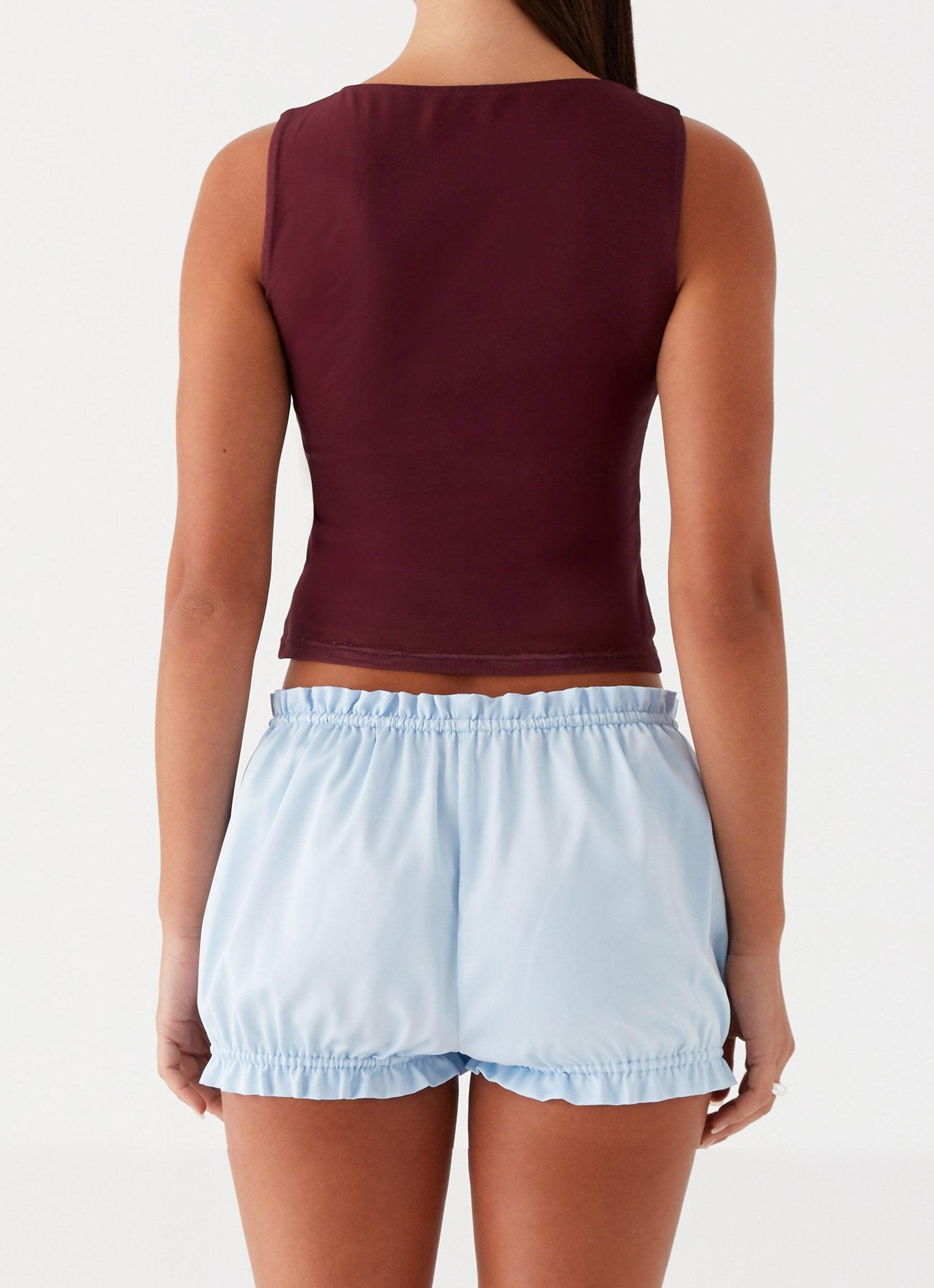 Clubhouse Bloomer Shorts - Blue Product Image