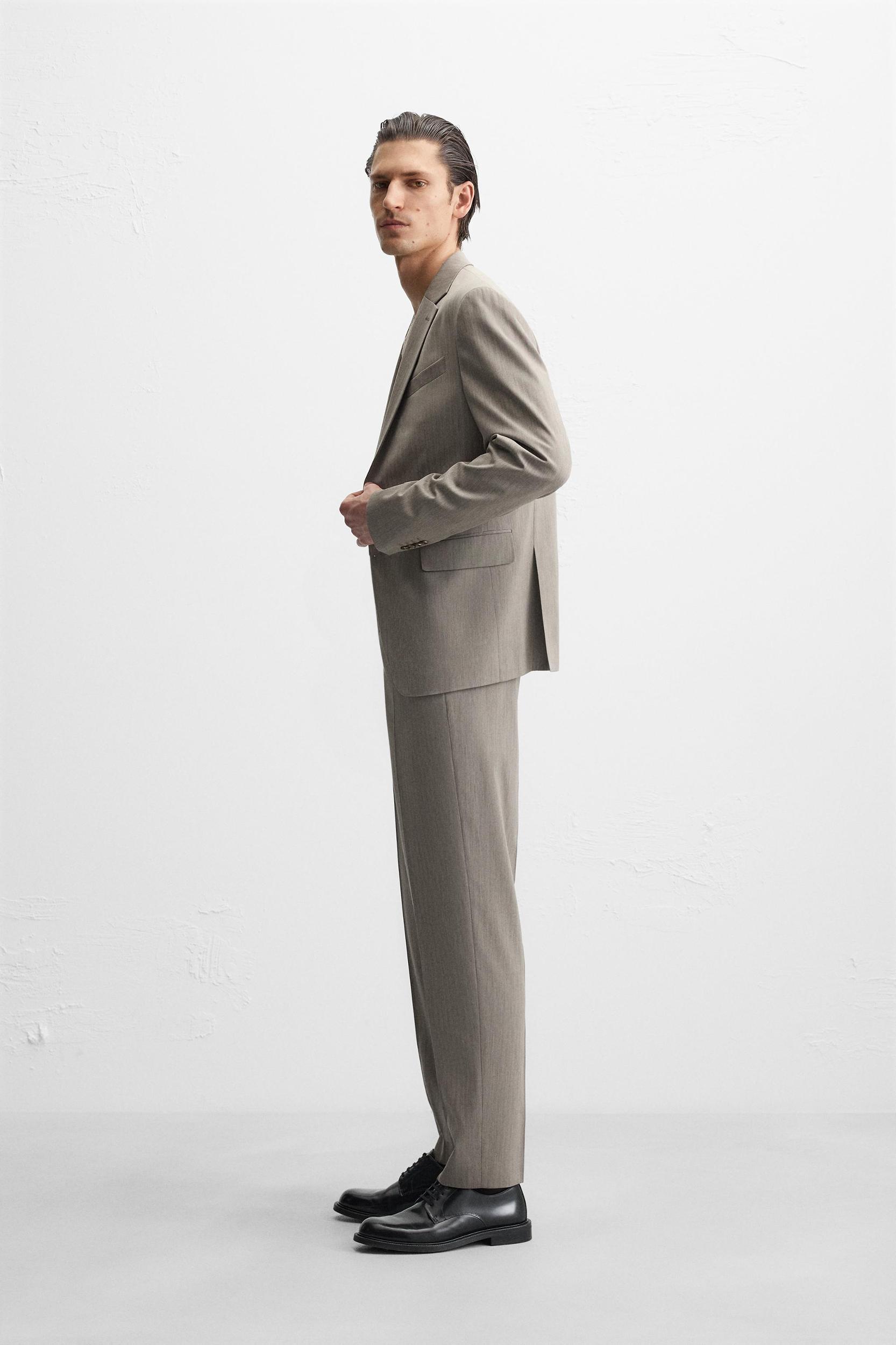 HERRINGBONE SUIT JACKET Product Image