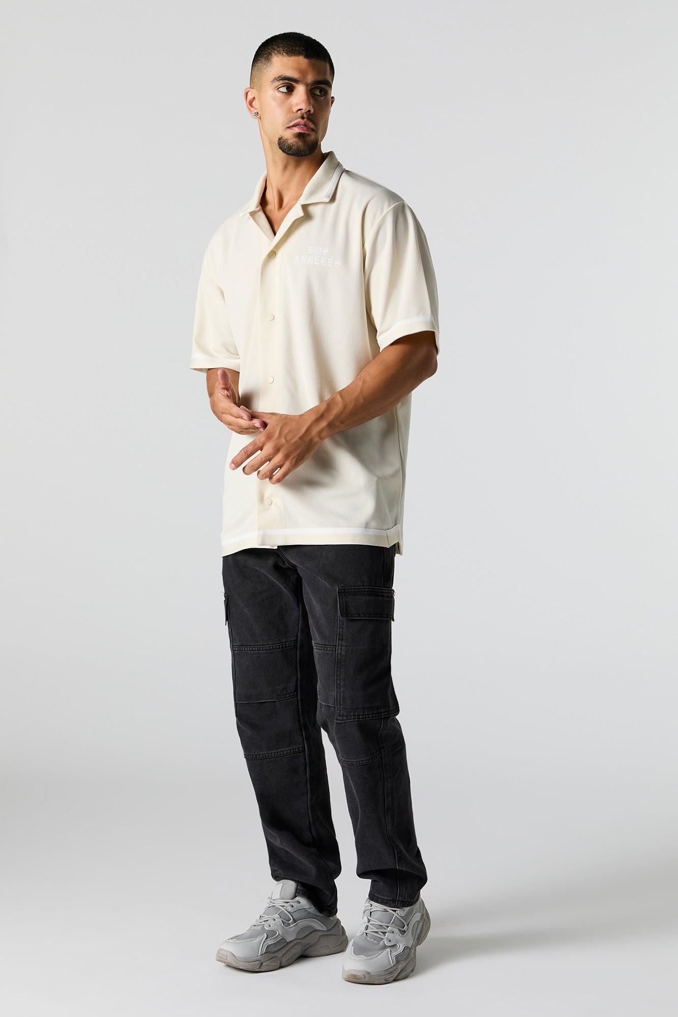 Los Angeles Graphic Mesh Baseball Jersey Male Product Image