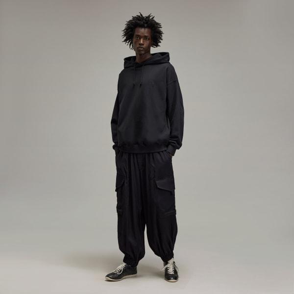 adidas Y-3 French Terry Hoodie Black XS Mens Product Image
