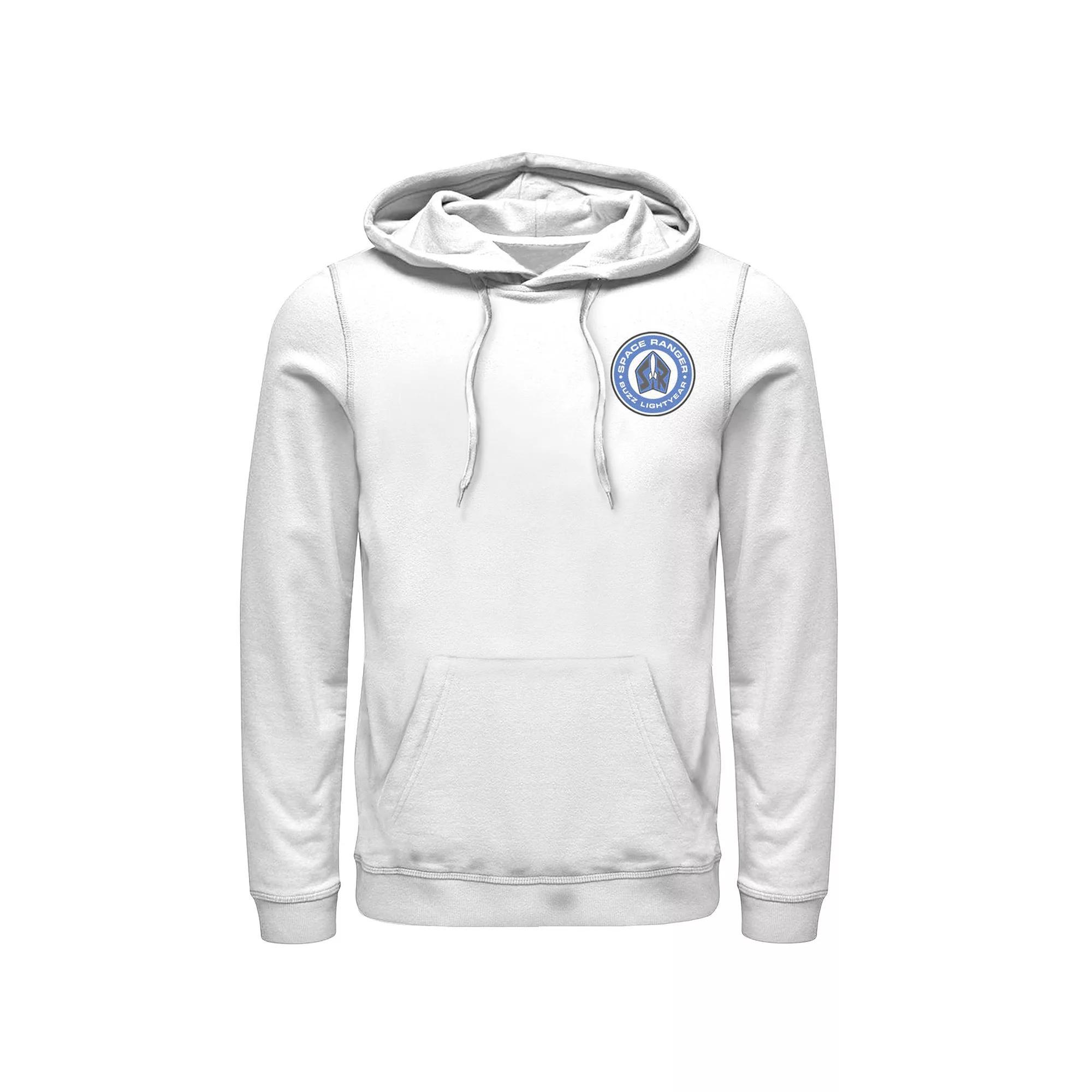 Disney's Aladdin Men's Live Action Genie's Lamp Pocket Logo Hoodie, Size: XL, White Product Image