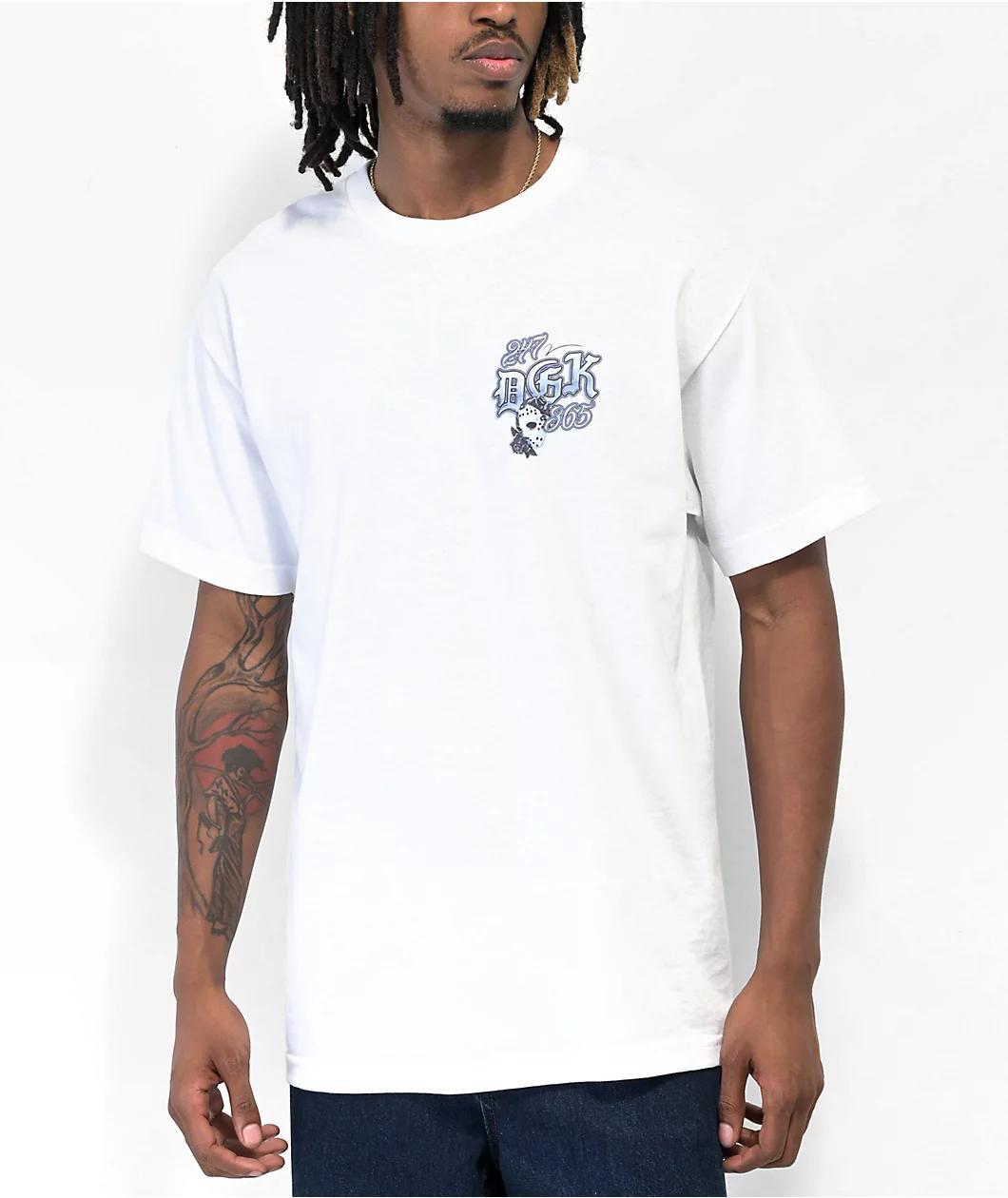 DGK Hyna White T-Shirt Product Image