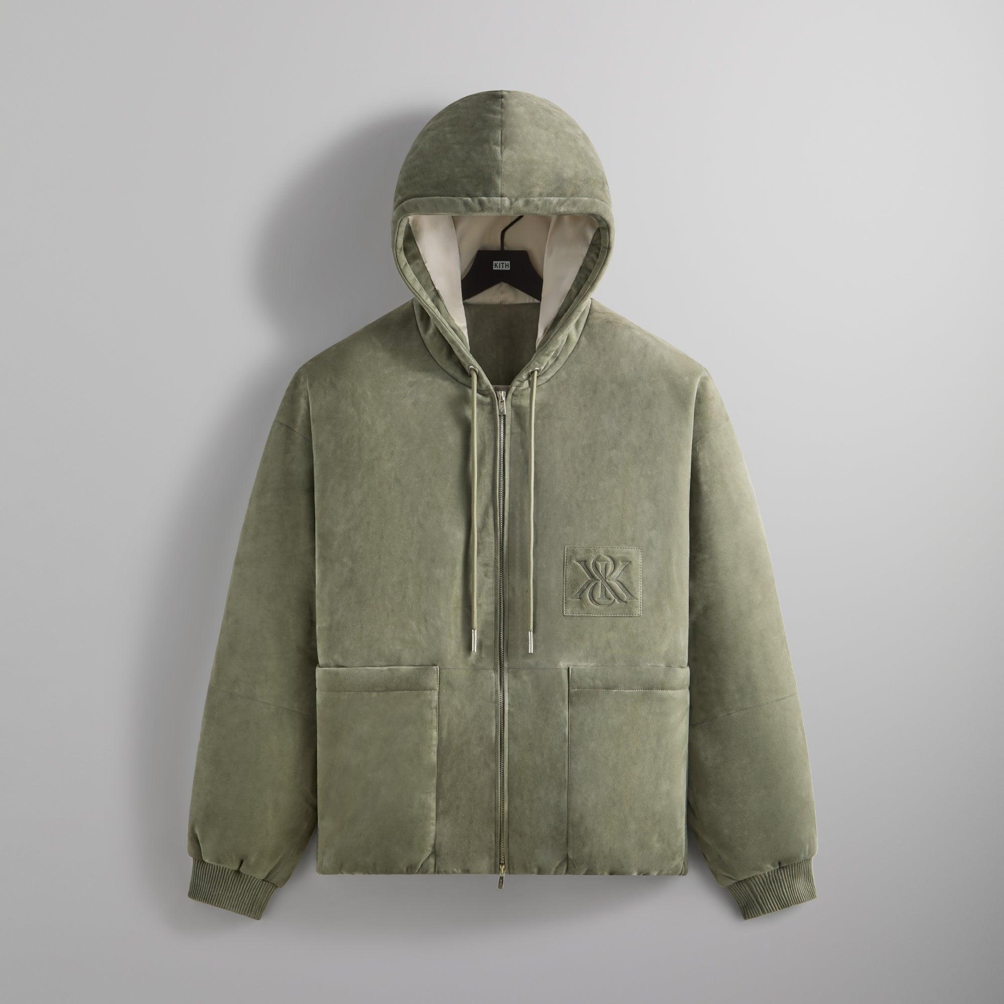 Kith Puffed Suede Jaysen Hoodie - Region Male Product Image