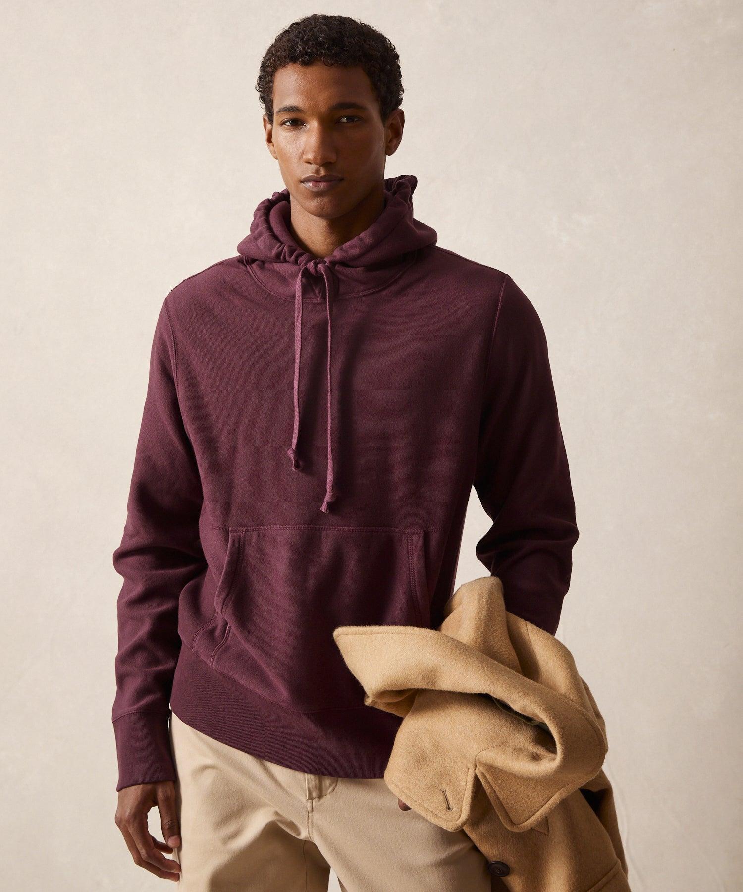 Champion Midweight Popover Hoodie Sweatshirt in Blackberry Product Image