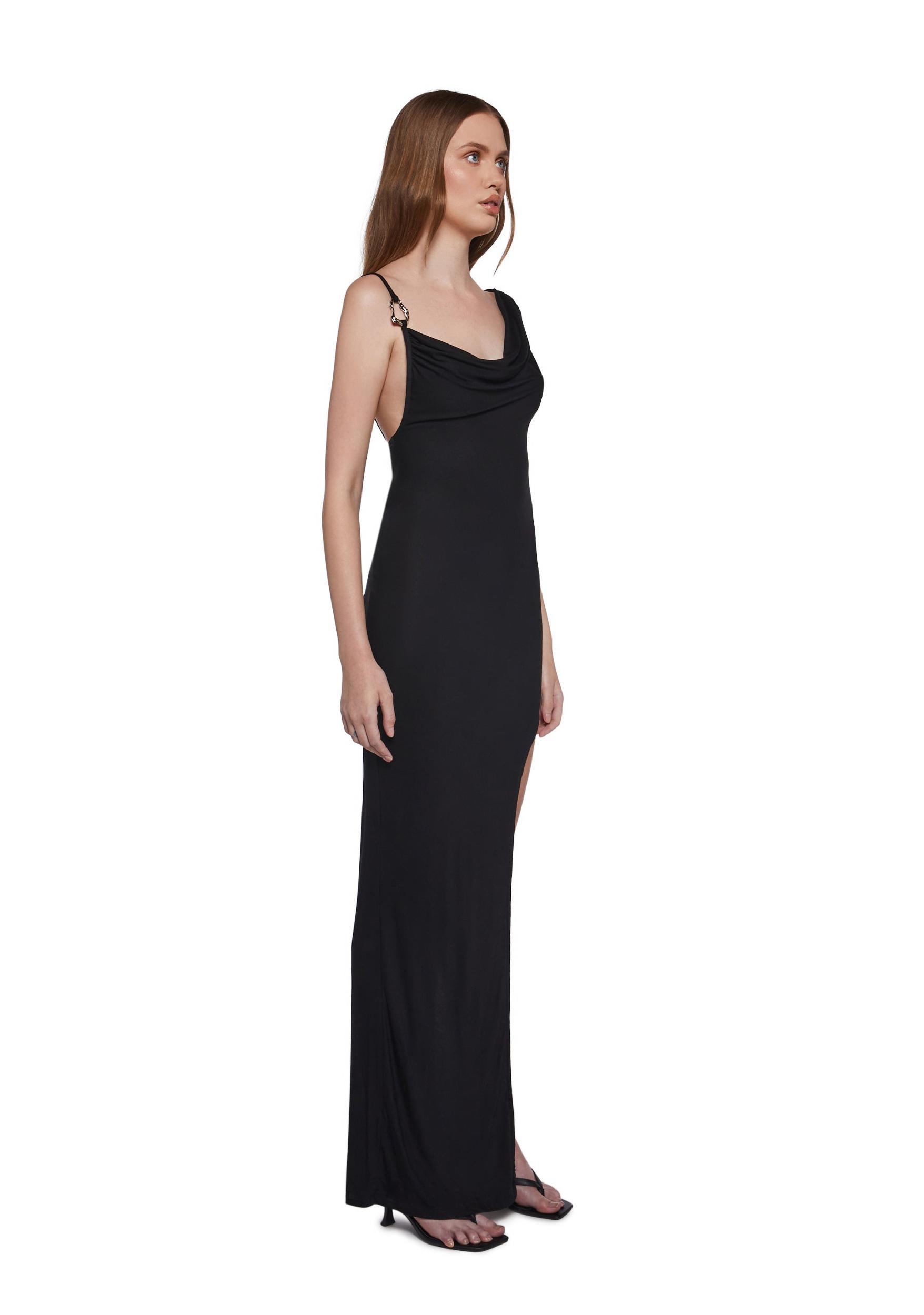 Nocturnal Mystery Maxi Dress Product Image