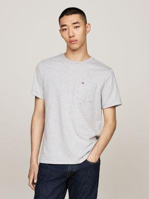 Heather Cotton Pocket T-Shirt Product Image