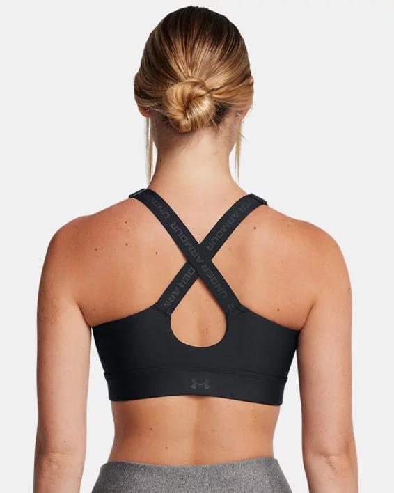 Womens UA Infinity 2.0 High Zip Sports Bra Product Image