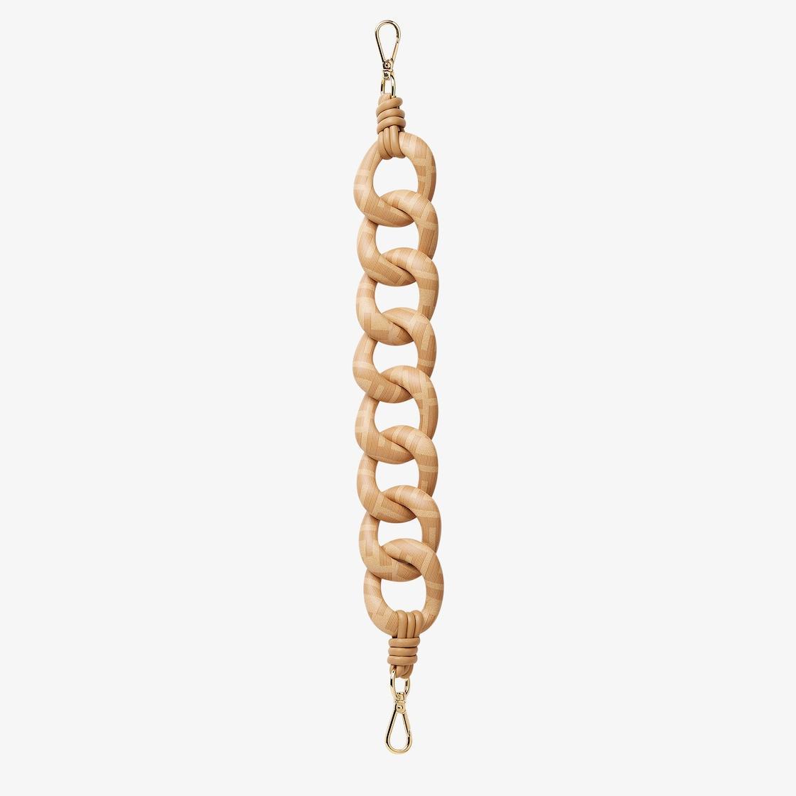 Mini Strap YouBeige FF nappa leather shoulder strap Product Image