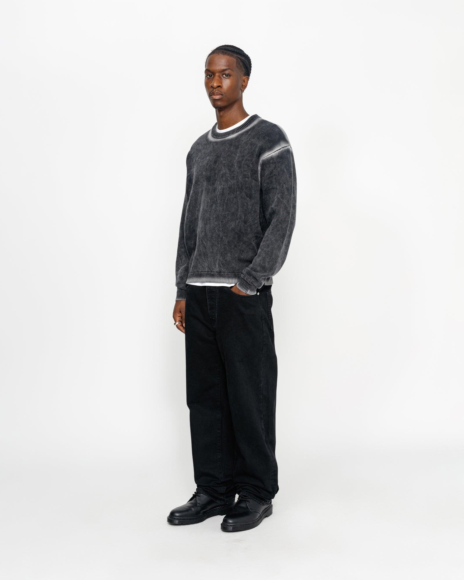 FADED COTTON KNIT CREW Male Product Image