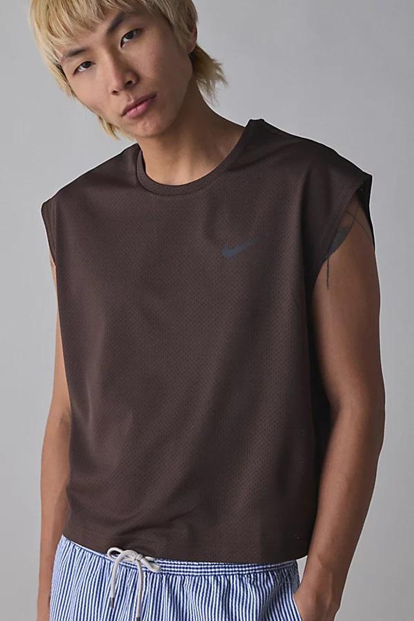 Nike UO Exclusive Cropped Swim Shirt Top Mens at Urban Outfitters Product Image
