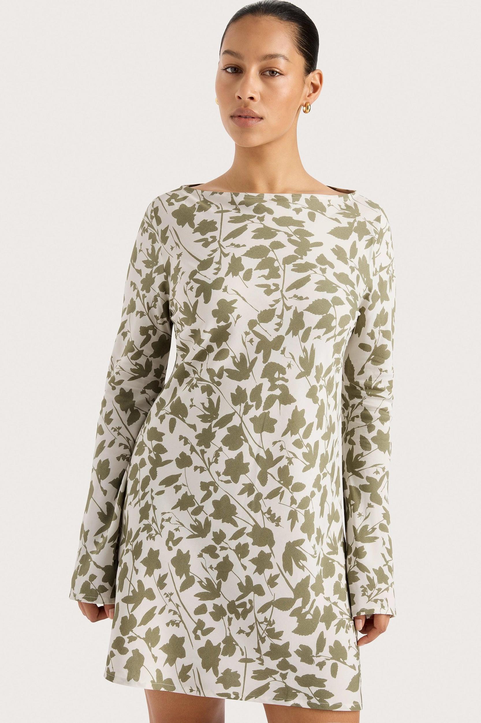Lilou Mini Dress Poplar Sage Product Image