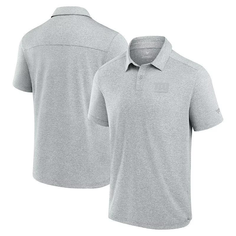 Men's Fanatics Signature Gray Miami Dolphins Front Office Tech Polo Shirt, Size: 4XL, Grey Product Image