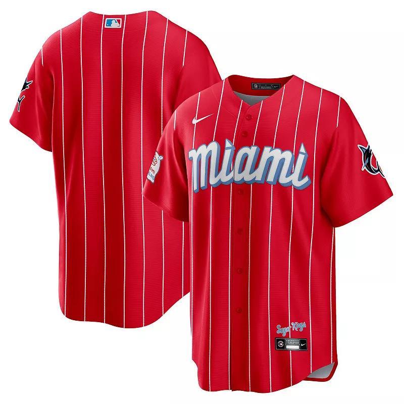 Mens Nike Miami Marlins City Connect Replica Jersey Product Image