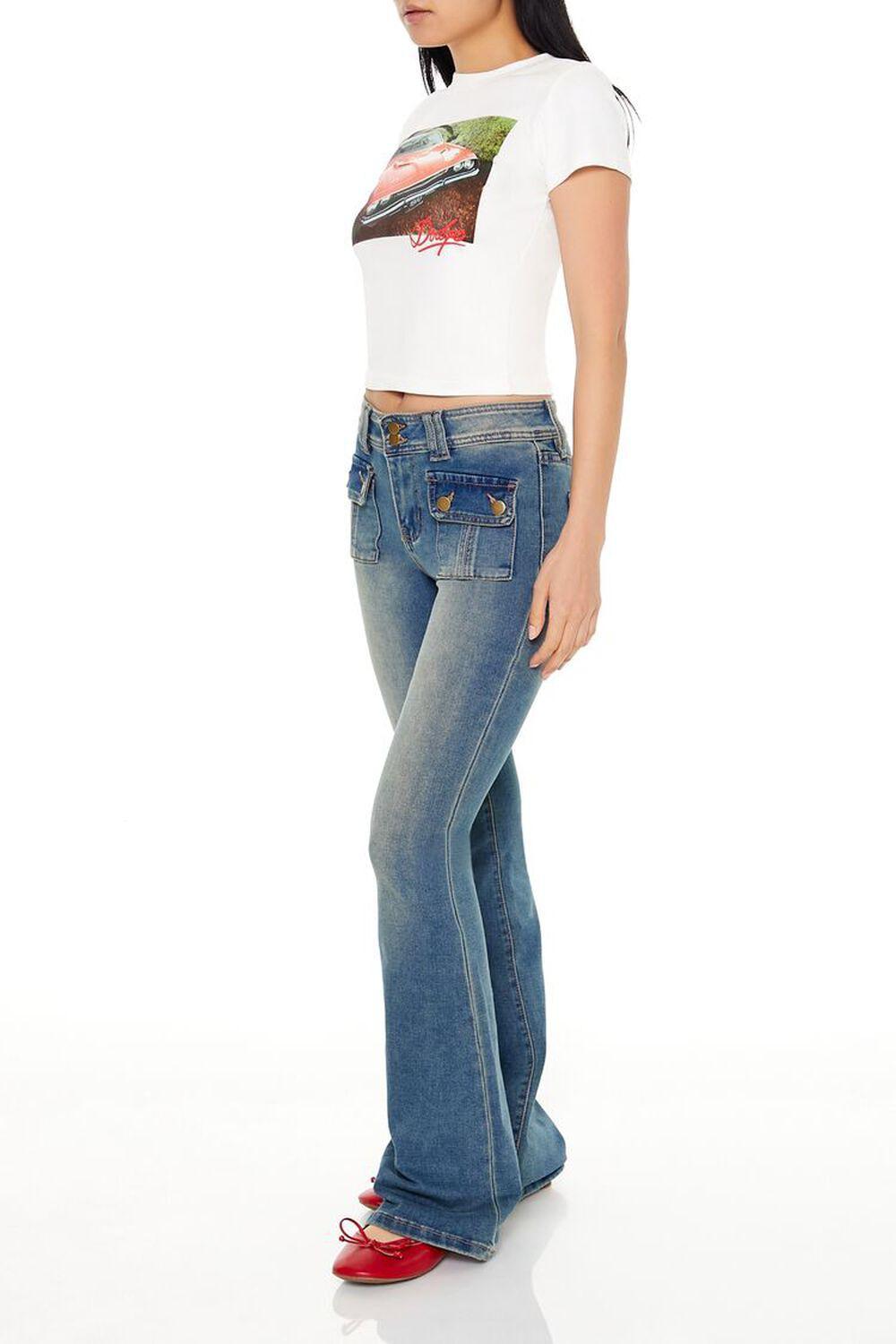 Mid-Rise Flare Jeans | Forever 21 Product Image