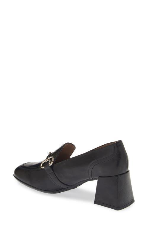 WONDERS Moc Toe Bit Loafer Pump In Black Patent Leather Product Image