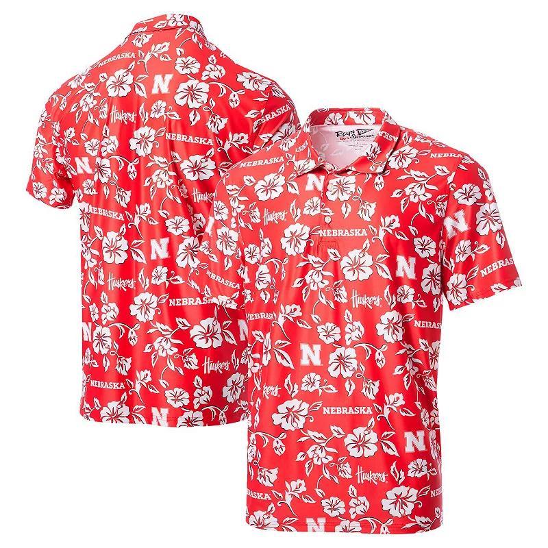 Men's Reyn Spooner Scarlet Nebraska Huskers Performance Polo, Size: XL, Red Product Image